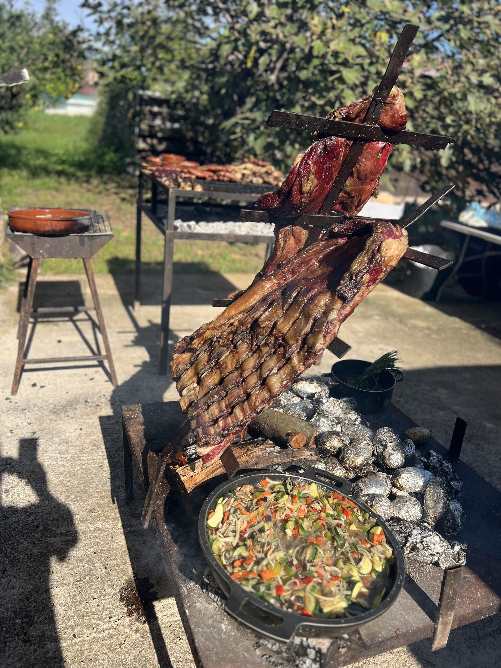 Catering asado argentino gran evento Barcelona