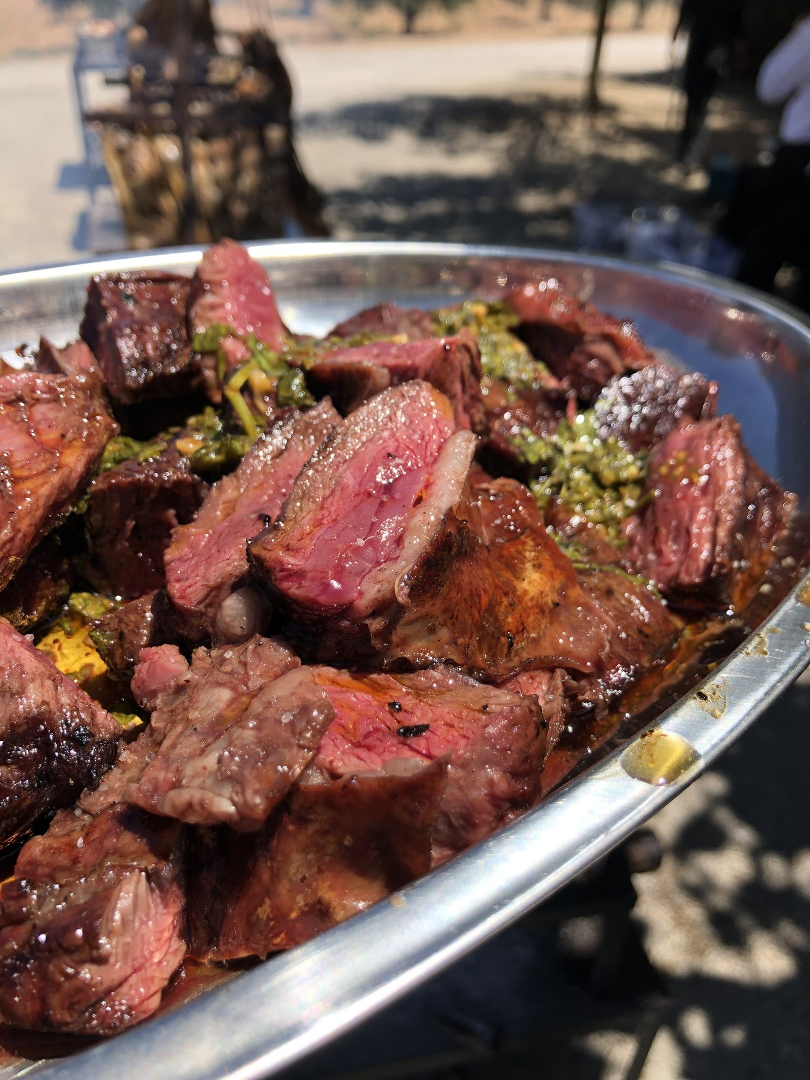 Carne a la brasa catering asado argentino Barcelona