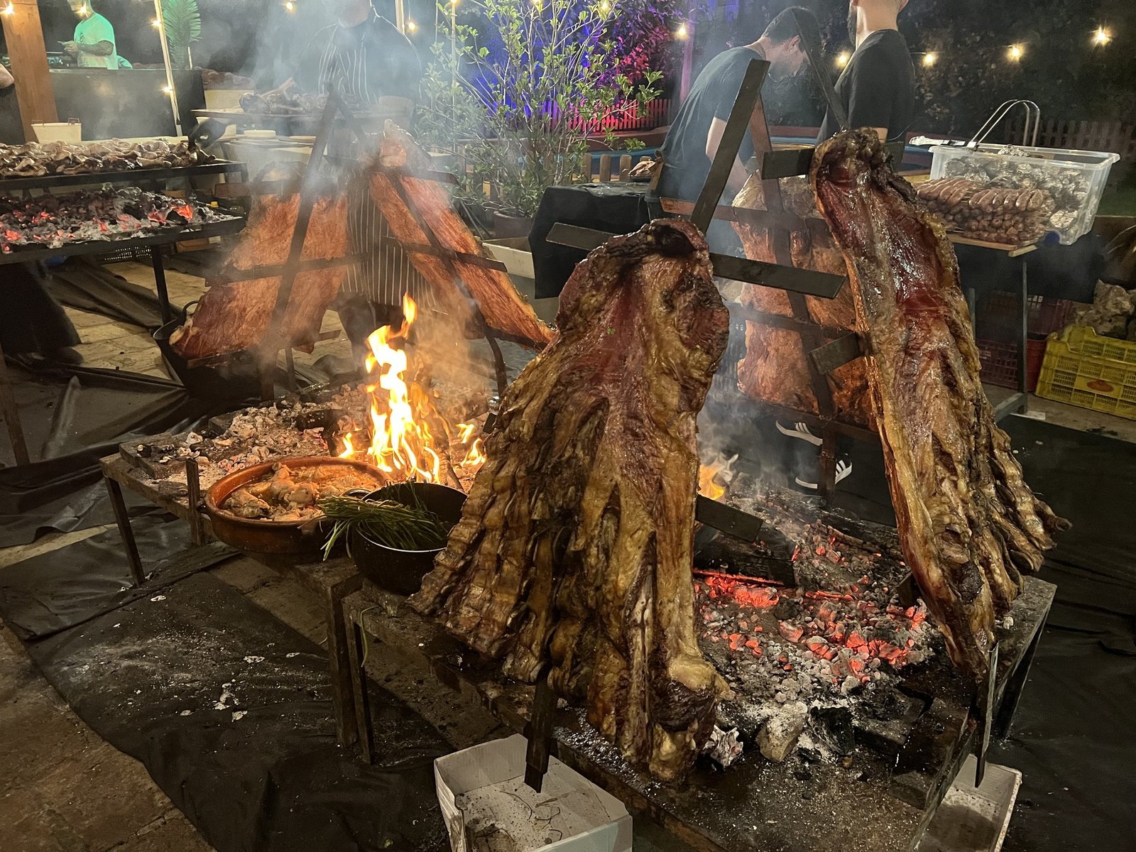 Catering exterior asado argentino evento Barcelona